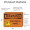 Signmission Electrical Panel With Symbol OSHA Warning Sign, Vinyl Decal, 24in W x 18in L, 2PK OS-2PACK-WS-D-1824-L-12096 - alternate 4